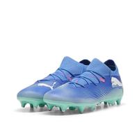 Puma Unisex Adults Future 7 Match MXSG Soccer Shoe, BLUEMAZING-Puma White-Electric Peppermint, 10.5 UK
