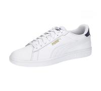 Puma Unisex Adults Puma Smash 3.0 L Sneakers, Puma White-Puma Navy-Puma Gold, 6 UK