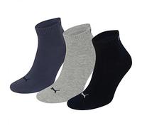 PUMA Unisex Adults Quarter Plain Socks 3 Pack