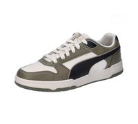 PUMA Unisex Adults RBD Game Low Sneaker, Alpine Snow-PUMA Black-PUMA Olive, 6 UK