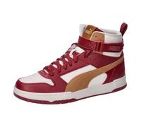 PUMA Unisex Adults RBD Game Sneaker, Alpine Snow-Caramel Latte-Intense RED, 6.5 UK