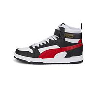 Puma Unisex Adults Rbd Game Sneakers, Puma White-High Risk Red-Puma Black-Puma Team Gold, 5 UK