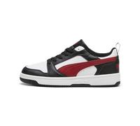 PUMA Unisex Adults Rebound V6 Low Sneaker, PUMA White-Intense RED-PUMA Black, 12 UK