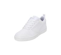 Puma Unisex Adults Rebound V6 Low Sneakers, Puma White-Cool Light Gray, 4.5 UK