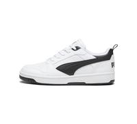 Puma Unisex Adults Rebound V6 Low Sneakers, Puma White-Puma Black-Puma Black, 4 UK
