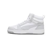 PUMA Unisex Rebound V6 Sneaker, Puma White Ash Gray, 11 UK