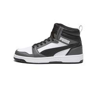 PUMA Unisex Rebound V6 Sneaker, Puma White Puma Black Shadow Gray, 11 UK