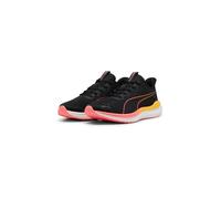 PUMA Unisex Reflect LITE Road Running Shoe, Black-Sun Stream, 4.5 UK