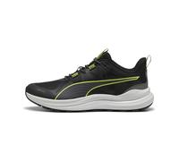 Puma Unisex Adults Reflect Lite Trail Road Running Shoes, Puma Black-Cool Dark Gray-Lime Pow, 9 UK
