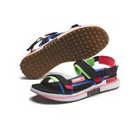 Puma Unisex Adults Rider Sandal Game ON Beach and Pool Shoes, Blue (Palace Blue Black-Fluo Green-Gum 01), 9 UK