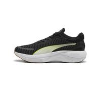 Puma Unisex Adults Scend Pro Better Knit Road Running Shoes, Puma Black-Cool Dark Gray-Alpine Snow, 10.5 UK
