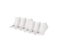 PUMA Unisex Adults Sneaker Socks 6 pack - White 2.5-5