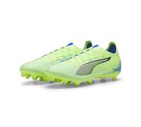 PUMA Unisex Adults Ultra 5 Match FG/AG Soccer Shoe, Fizzy Apple-PUMA White-BLUEMAZING, 11 UK