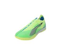 PUMA Unisex Adults Ultra 5 Match IT Soccer Shoe, Fizzy Apple-PUMA White-BLUEMAZING, 8.5 UK