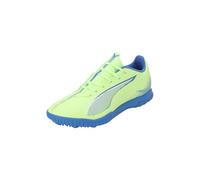 PUMA Unisex Adults Ultra 5 Play TT Soccer Shoe, Fizzy Apple-PUMA White-BLUEMAZING, 9 UK