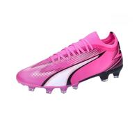 Puma Unisex Adults Ultra Match Fg/Ag Soccer Shoes, Poison Pink-Puma White-Puma Black, 10.5 UK