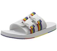 Puma Unisex Adults WILO LUX Nylon Multicolor Beach and Pool Shoes, White White-High Risk Red-Blazing Yellow 01, 9 UK