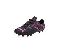 PUMA Unisex Attacanto Fg/Ag Jr Soccer Shoe, Black Poison Pink, 4 Big Kid
