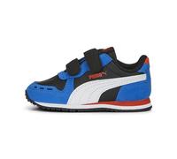 PUMA Unisex Baby Cabana Racer SL 20 V INF Sneaker, Black White-Victoria Blue, 6 UK Child