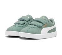 PUMA Unisex Baby Club II V INF Sneaker, Green Moon White, 8 UK Child