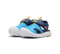 PUMA Unisex Baby Fun Racer Sandal V INF Slide, Speed Blue-PELÉ Yellow, 4 UK Child