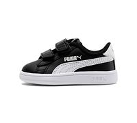 PUMA Unisex Baby Puma Smash v2 L V Inf Sneakers, Puma Black-Puma White, 4 UK