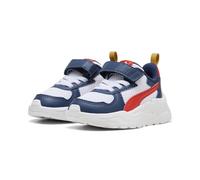PUMA Unisex Baby Trinity LITE AC+ INF Sneaker, White-Fierce RED-Persian Blue, 7 UK Child
