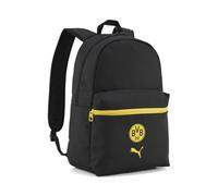 PUMA Unisex Borussia Dortmund Essentials Backpack, Black-Faster Yellow AH26, OSmallFA Bvb Ess Backpack