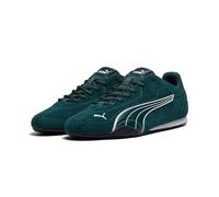 PUMA Unisex Catch SD Trainers, Green Terrain White Black, 6 UK