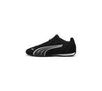 PUMA Unisex Catch Suede Sneaker, Black x White, 7 UK