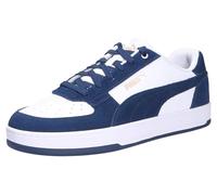 PUMA Unisex CAVEN 2.0 Mono Sneaker, White-Persian Blue Gold, 7 UK