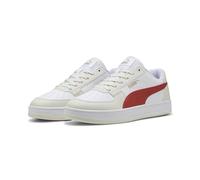 PUMA Unisex CAVEN 2.0 Sneaker, White-RED FIRE-Vapor Gray, 12 UK
