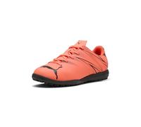 PUMA Unisex-Child Attacanto Turf Training Soccer Cleats Sneaker, Glowing Red-puma Black, 6 Big Kid