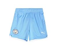 PUMA unisex-child MCFC Shorts Replica Jr, Team Light Blue-puma White,size: 176