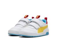 Puma Unisex-Child Multiflex 2 Color V PS P Shoes, White-Pele Yellow, 31 EU
