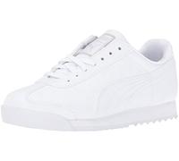 PUMA Unisex-Child Roma Basic Summer JR-K, White/Light Gray, 13.5 UK