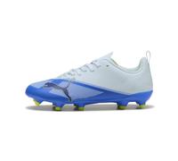 Puma Unisex-Child Ultra 7 Play Firm Ground Artificial Ground Soccer Cleats, Ultra Blue-icy Blue-puma Black-lime Squeeze, 2 Little Kid