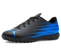 PUMA Unisex Children's Attacanto Turf Training Soccer Cleats Trainers, Black Ultra Blue Ah25, 5 UK