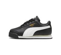 PUMA Unisex Children's Roma Trainers, black white, 32.5 EU