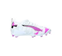 PUMA Unisex Children's Ultra 5 Match Fg/Ag Jr Soccer Shoe, White, 13.5 UK Child