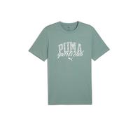PUMA Unisex Class Graphic Tees, Green Moon, S EU