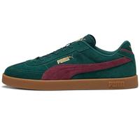 PUMA Unisex Club II ERA Suede Sneaker, Green Terrain-Ruby Shimmer, 4 UK