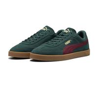 PUMA Unisex Club II ERA Suede Sneaker, Green Terrain-Ruby Shimmer, 7.5 UK