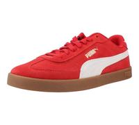 PUMA Unisex Club II ERA Suede Sneaker, for All TIME RED White Gold, 4 UK
