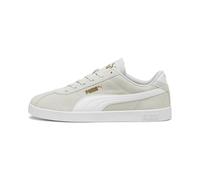 PUMA Unisex Club II Trainers, Glacial Gray-PUMA White-PUMA Gold, 8
