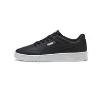 PUMA Unisex Court Classic Clean Sneaker, Black Black White, 11 UK