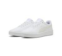 PUMA Unisex Court Classic Clean Sneaker, White-Vapor Gray, 5 UK