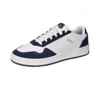 PUMA Unisex Court Classic SD Sneaker, Frosted Ivory-Club Navy Gold, 5 UK