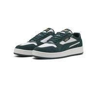 PUMA Unisex Court Classic Street SD Sneaker, White-Green Terrain, 4.5 UK