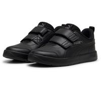 Puma Unisex Courtflex V3 School Trainers Shoes Strap Infants Sports Junior Black